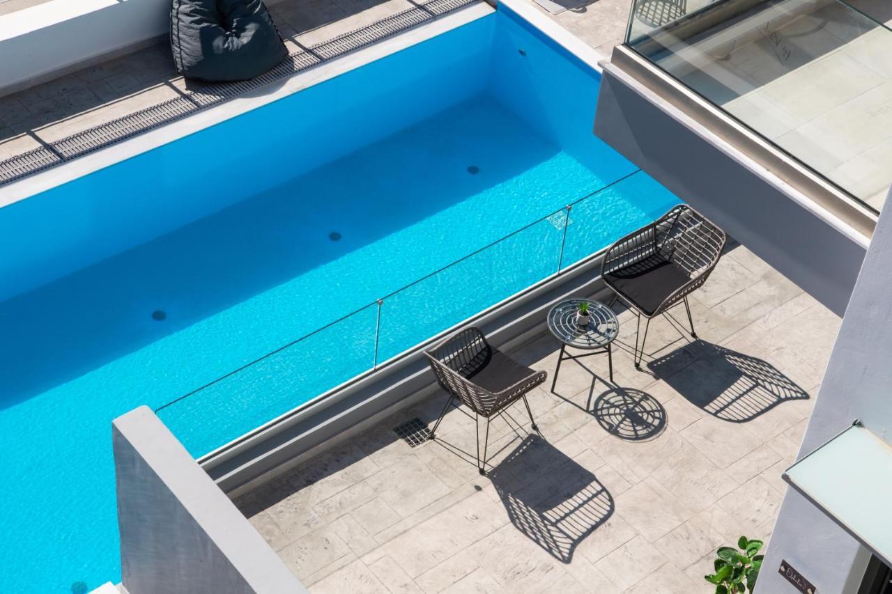 Clelia'S And Dione'S Design Studios Swimming Pool Nikiana Exteriér fotografie